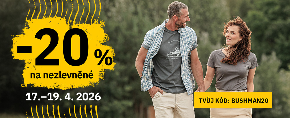 Bushman sleva -20% s kódem BUSHMAN20