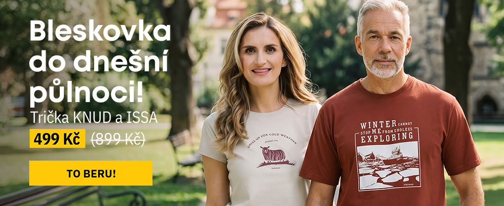 Bleskovka Bushman - Tričko Knud a Issa 